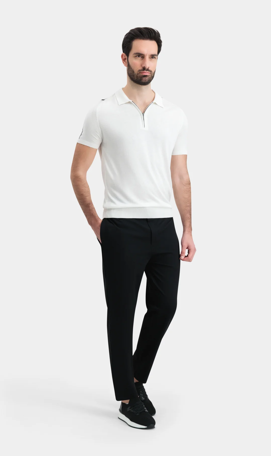 ZIP KNITED POLO - Image 3