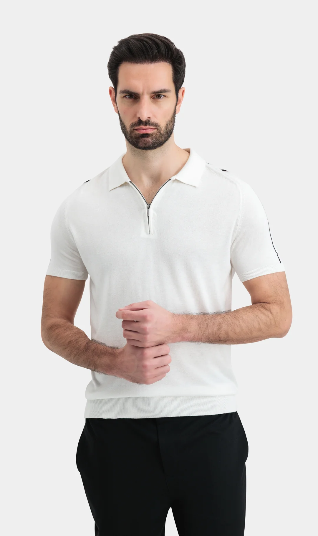 ZIP KNITED POLO - Image 2