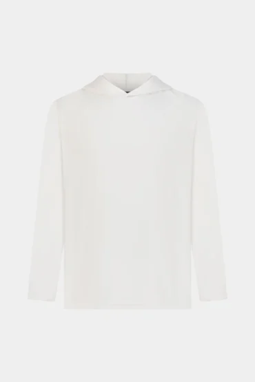 FRENCH TERRY HOODIE WHITE