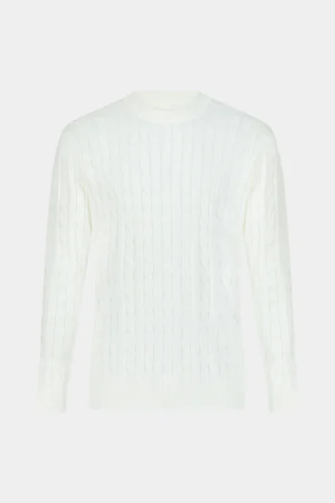 KNITED SWEATER WHITE