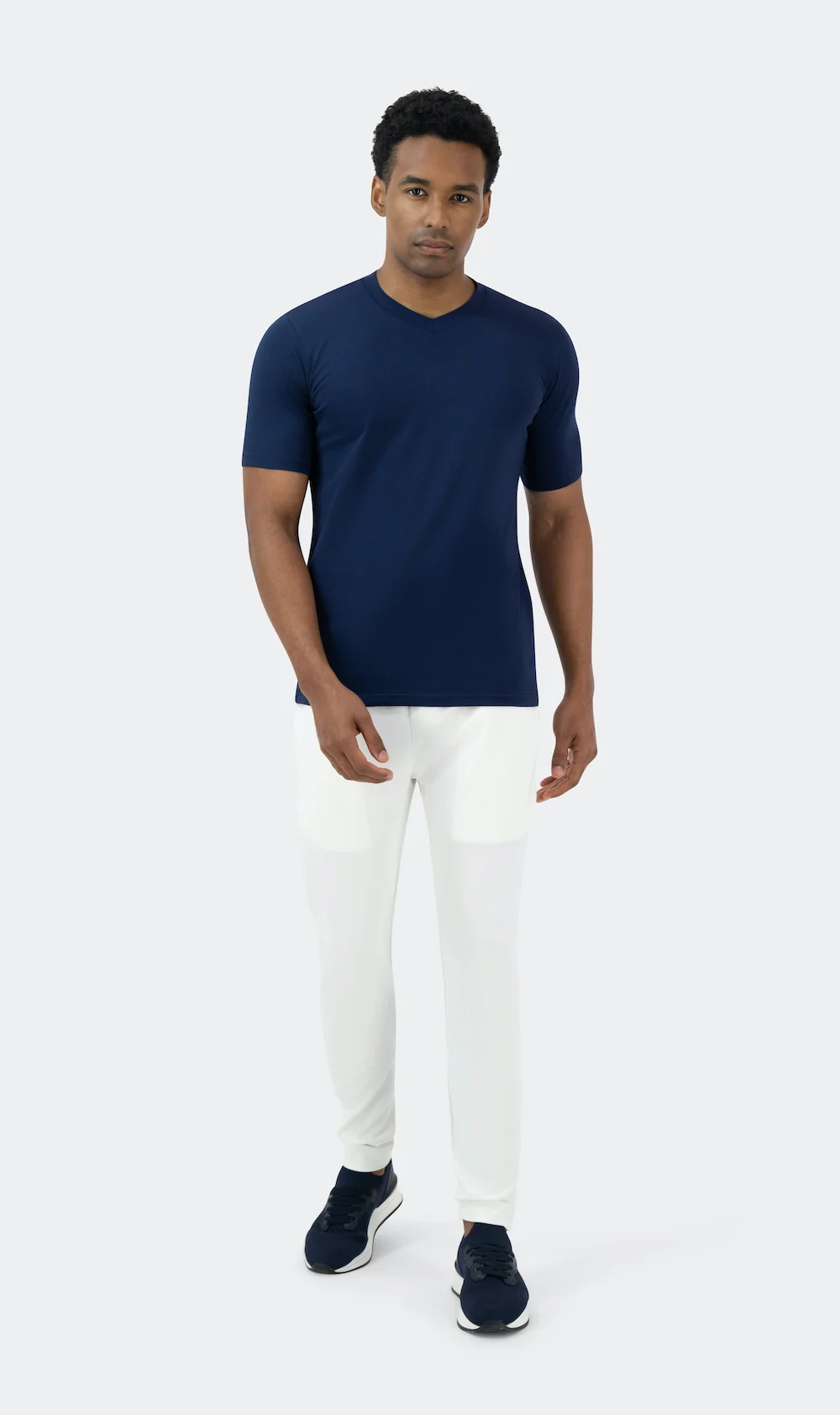 INTERLOCK DRAWSTRING PANTS - WHITE - Image 3