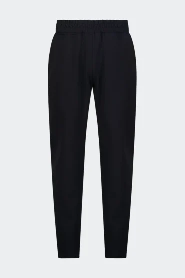 DOUBLE FACE PIQUET PANTS - BLACK