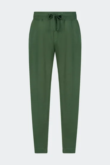 INTERLOCK DRAWSTRING PANTS - GREEN