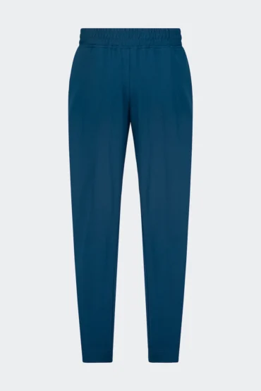 DOUBLE FACE PIQUET PANTS - PETROLE