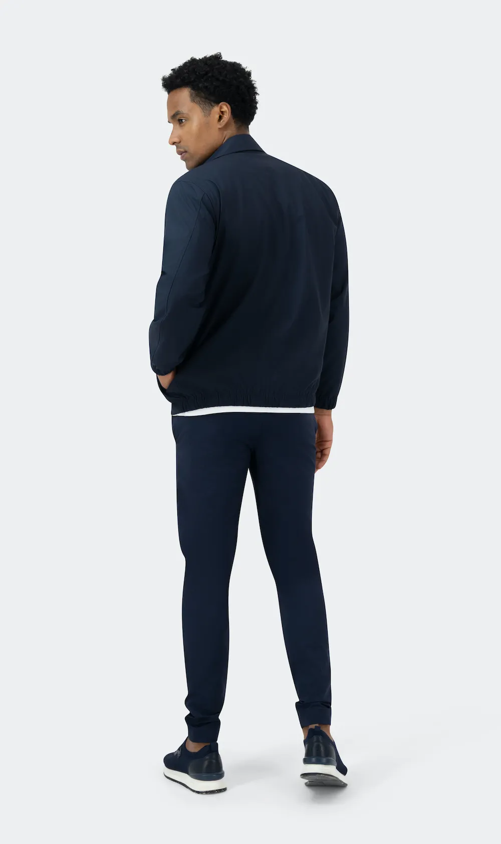LIME WAX PANTS - NAVY - Image 2
